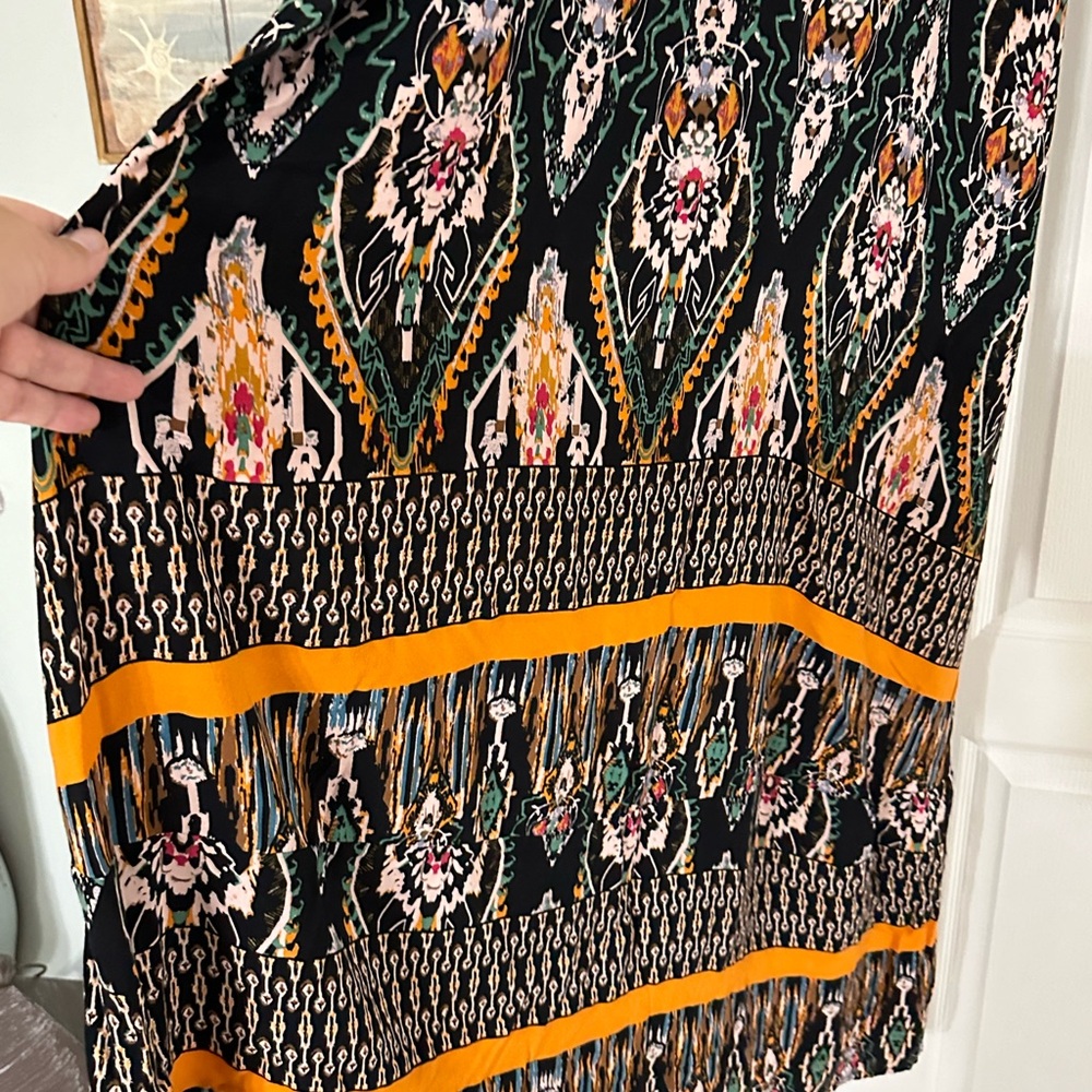 Pattern Sleevless Maxi Dress - Picture 2 of 4
